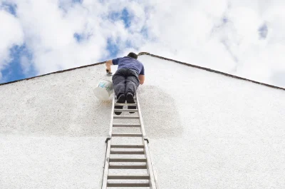 Peinture extérieure à Alboussière — façades et ravalement